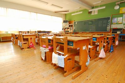 玉川小学校の教室