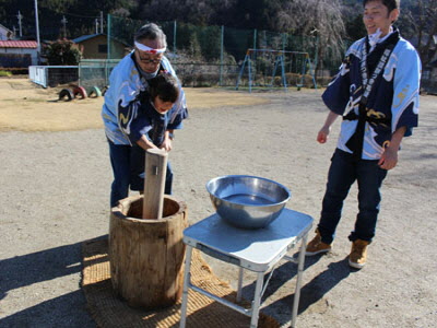 おもちつき　写真