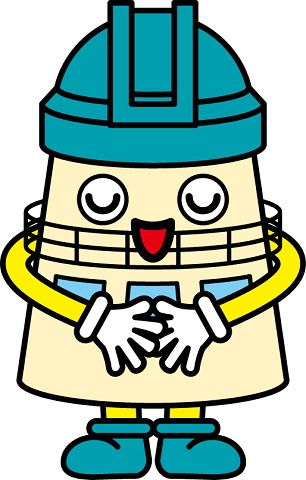 キャラクターがお辞儀している画像