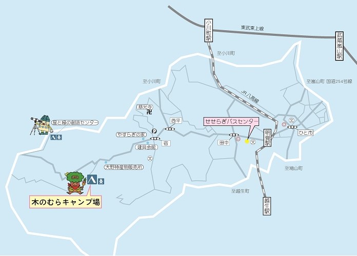 キャンプ場地図