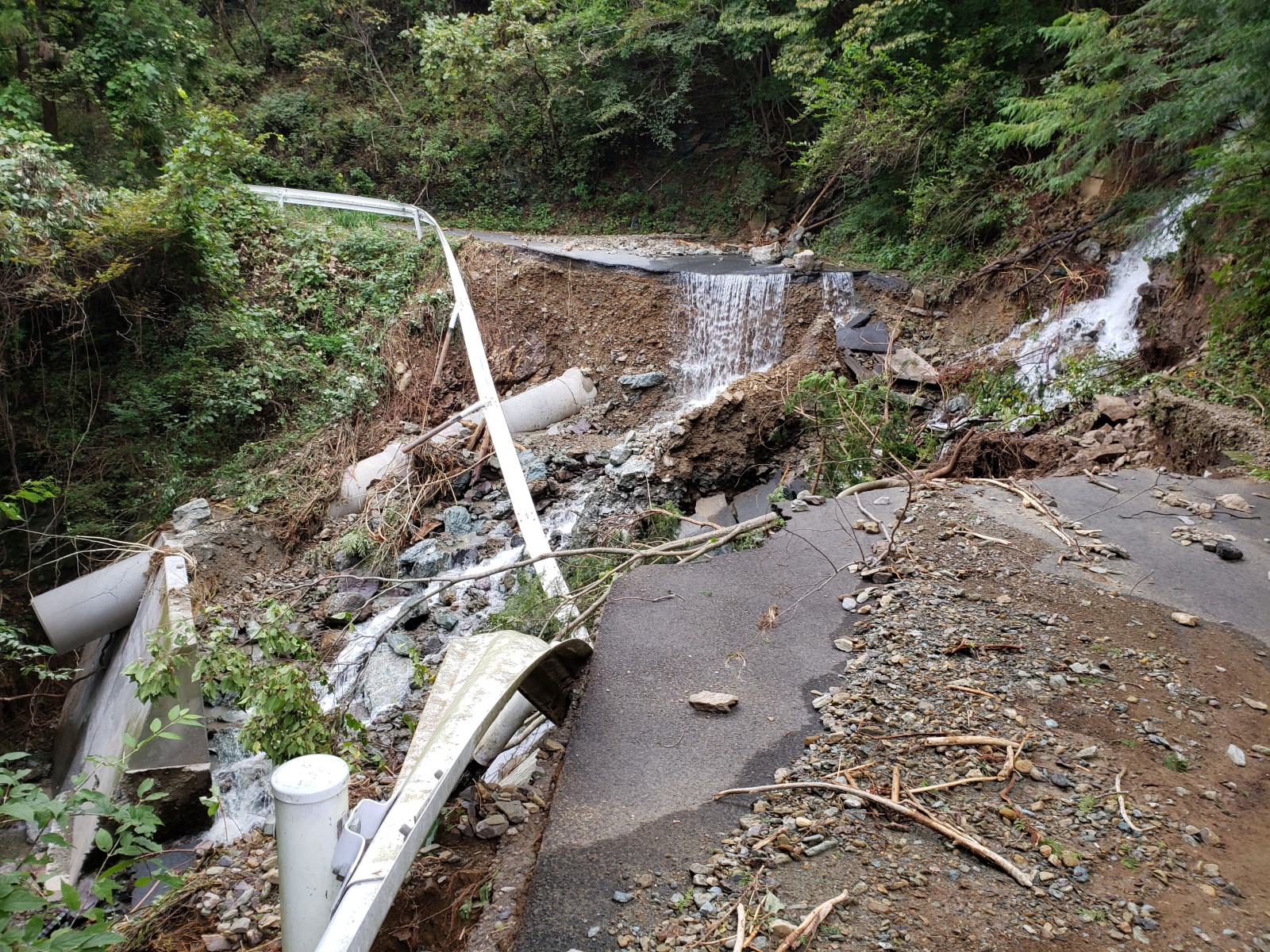 大雨に伴う被災状況②