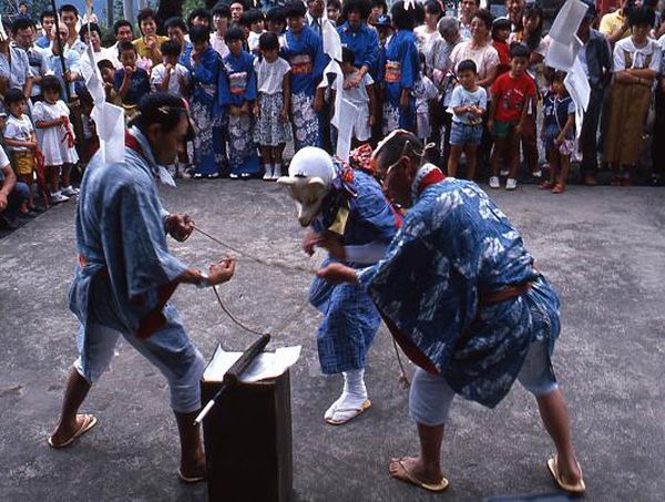 稲荷神社ささら獅子舞