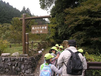 山道散歩　様子　画像