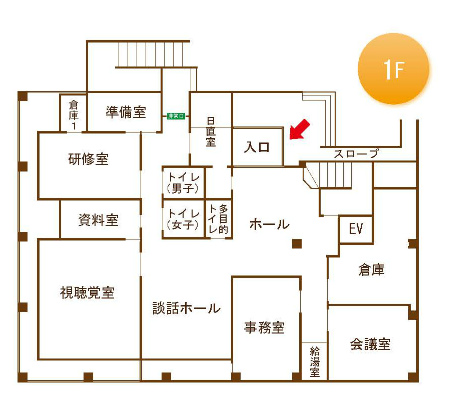 玉川公民館　間取り１