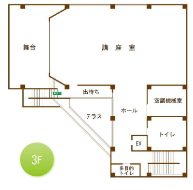 都幾川公民館　間取り３