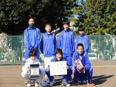 第1部中学生男子の部優勝