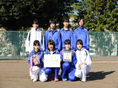 第2部中学生女子の部優勝