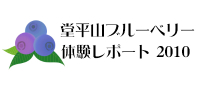 堂平山ブルーベリー体験レポート　バナー